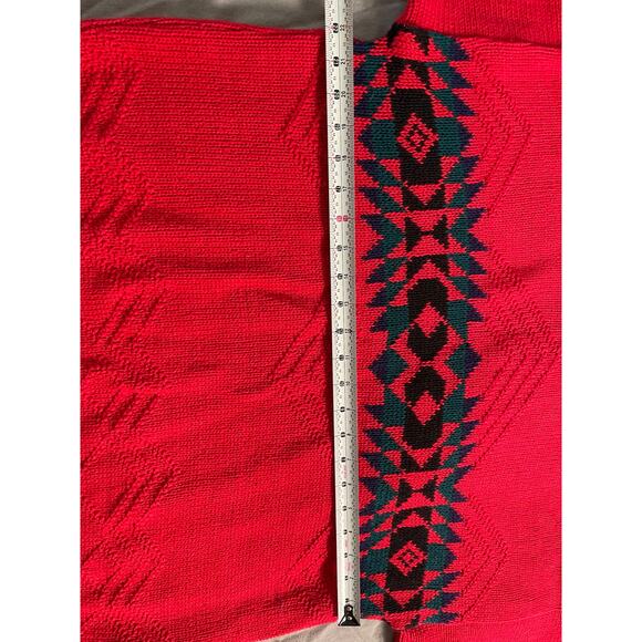 Vtg. Lake Harmony Rowing Club SZ XL Mens Red 100% Cotton Sweater - Picture 7 of 9